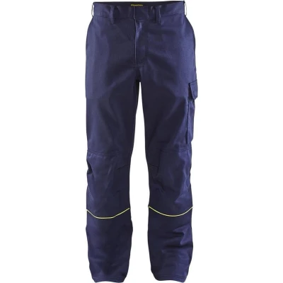 Afbeelding van Blaklader Lasbroek 1701 1501 Marine/High Vis Geel C150