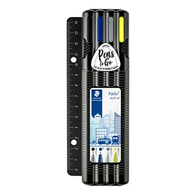 Afbeelding van STAEDTLER triplus multi set black box 4 st + meetlatje