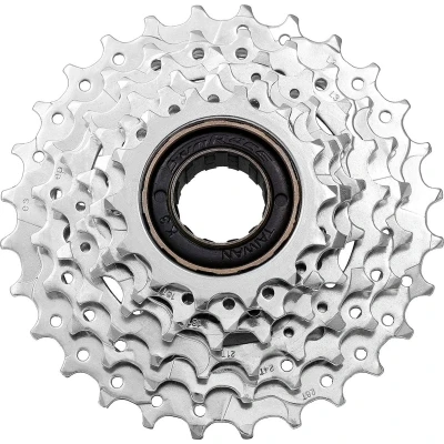 Afbeelding van Freewheel 6 speed Sunrace MFM20 14 28 teeth zink