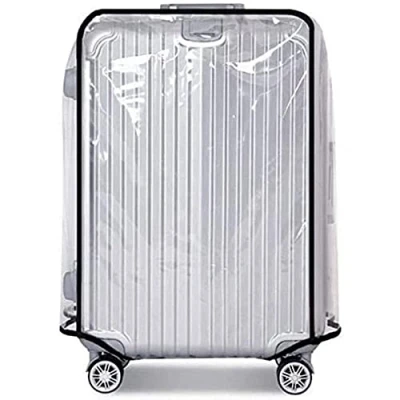 Afbeelding van ProLeo Transparante beschermhoes voor koffer van 71 cm, waterdicht, krasbestendig, herbruikbaar, Transparant, 28 inch, utilitair, Utilitair