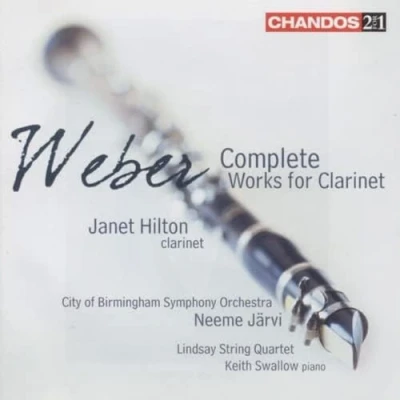 Afbeelding van Janet Hilton, City Of Birmingham Symphony Orchestra Weber: Complete Works for Clarinet (2 CD)