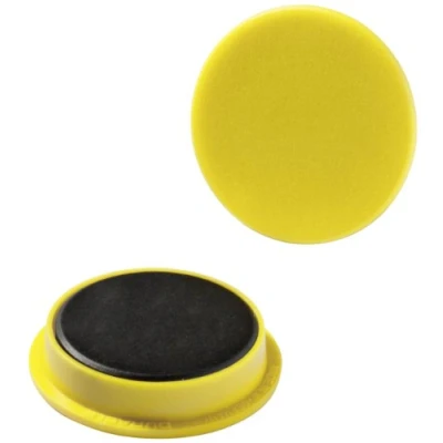 Afbeelding van Durable 475204 industriële verpakkingsmagneten 21 mm, 210p, geel, 20 stuks