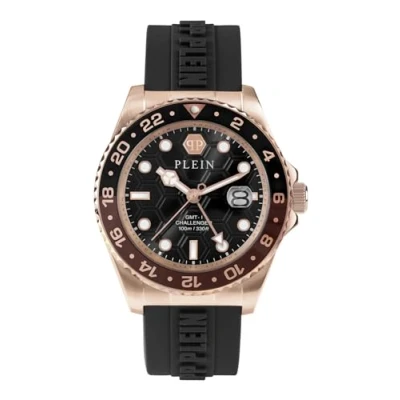 Afbeelding van Philipp Plein GMT I Challenger PWYBA0523 Horloge Siliconen Zwart Ø 44 mm
