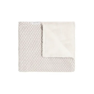 Afbeelding van Baby&#039;s Only Wiegdeken Happiness Urban Taupe/Ecru