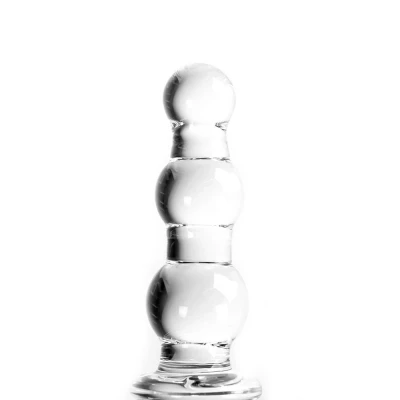 Afbeelding van Glazen Dildo Transparant Twister