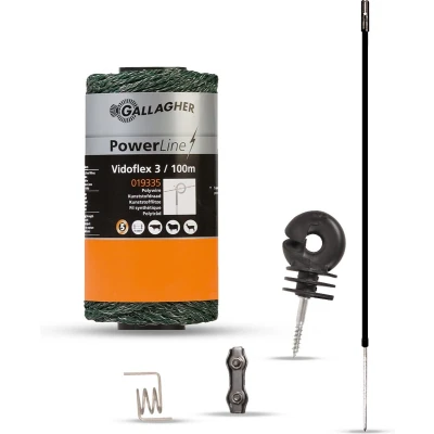 Afbeelding van Schrikdraad Tuinset (Katten / Honden) Afrasteringspalen van 50 cm Gallagher Compact en Krachtig Afrastering Geschikt voor Huisdieren