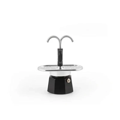 Afbeelding van Bialetti Mini Express Percolator Aluminium 2 kops Zwart