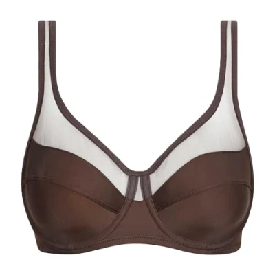 Image de DIM Soutien Gorge Femme avec Armatures Generous Classique x1, Marron Brut, 95E