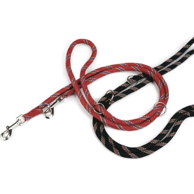 Afbeelding van Beeztees Hondenriem Verstelbaar Zwart 200 cm x 13 mm