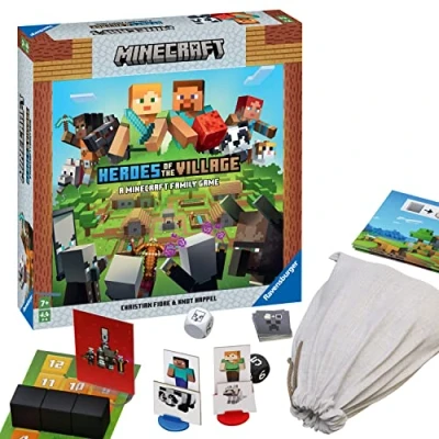Image de Jeu classique Ravensburger Minecraft Junior Save the village