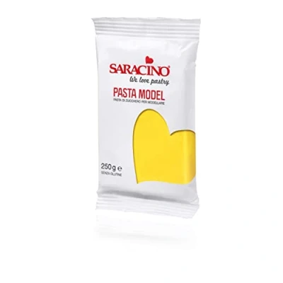 Afbeelding van Saracino Modelling Paste Geel 250g
