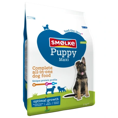 Afbeelding van Smolke Puppy Maxi Kip&amp;Lam&amp;Vis Hondenvoer 3 kg