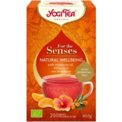 Afbeelding van Yogi Tea Natural Welbeing Mandarijn &amp; Hibiscus 17ST