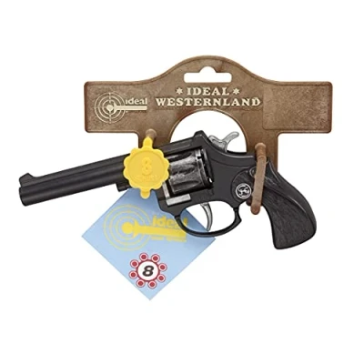 Image de Pistolet en métal R88 8 coups : 18 cm