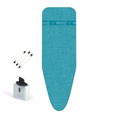 Afbeelding van AIRPRO By Widex 6 laagse strijkplankhoes 50% sneller strijken Geen water meer onder je strijkplank maat XXL voor een breedte van 44 tot 50 cm en lengte 130 140