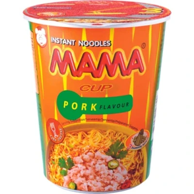 Afbeelding van MAMA Instant Cup Noedels Varken 16x70gr 70.00 g
