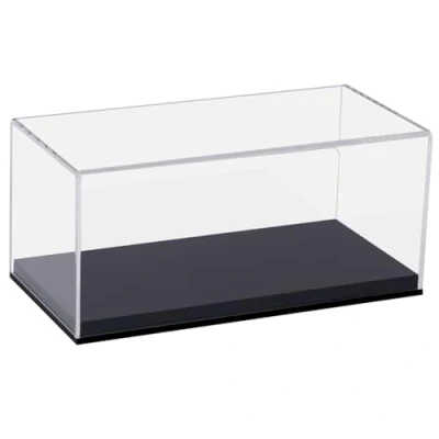 Afbeelding van HMF 46800900 Acryl presentatie vitrine voor modelauto&#039;s, minifiguren, verschillende maten, transparant, 24 x 11 12 cm