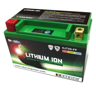 Afbeelding van HJTX9 FP Skyrich YTX9 BS LiFePo4 612090 YTX9BS lithiumbatterij voor motorfiets, scooter, quad en cross
