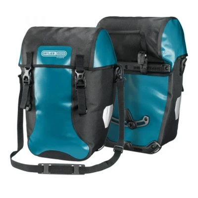 Afbeelding van Ortlieb Bike Packer Classic Fietstas Paar Petrol Black Kleurloos Fietstassen