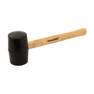 Afbeelding van Silverline Zwarte rubberen hamer 454 g