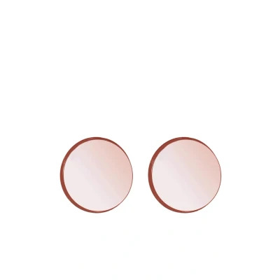 Afbeelding van Elli Plate Basic Oorbellen roségoldcoloured, Dames, Maat: One Size, Roségold coloured