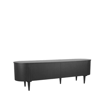 Afbeelding van LABEL51 Tv meubel Oliva Zwart Eiken 180 cm