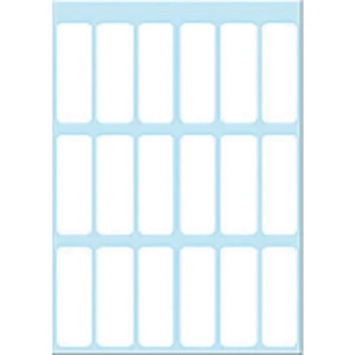 Afbeelding van Etiket HERMA 3650 12x34mm wit 126 stuks Blister a 7 vel 10
