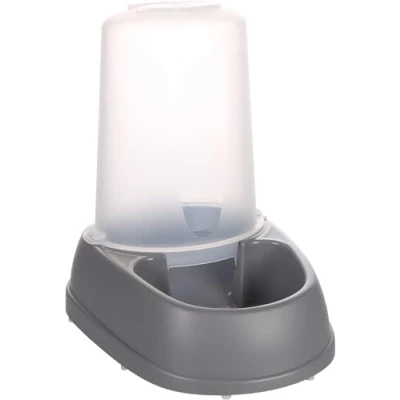 Afbeelding van Flamingo Raja Voer En Waterautomaat Honden;katten Eet Drinkautomaat Grijs 2,5l 1st 137608