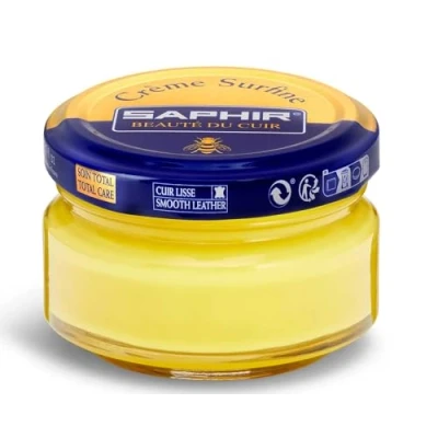 Afbeelding van Saphir Creme Surfine (schoenpoets) Geel