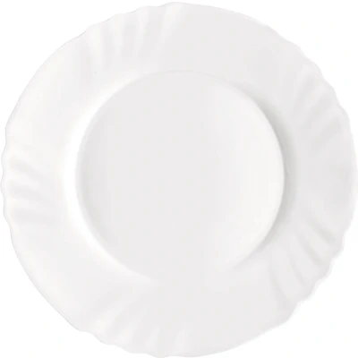 Afbeelding van Dessertbord Bormioli Rocco Ebro Wit Glas 20 cm (36 Stuks)