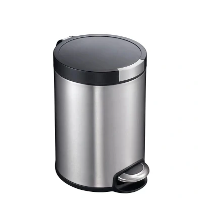 Afbeelding van Eko Pedaalemmer Artistic 5 L, Zilver