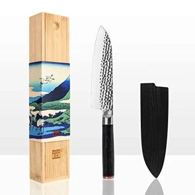 Afbeelding van KOTAI santoku mes lemmet van 18 cm keukenmes japans staal