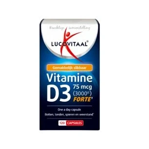 Afbeelding van Lucovitaal Vitamine D3 75mcg Forte Capsules