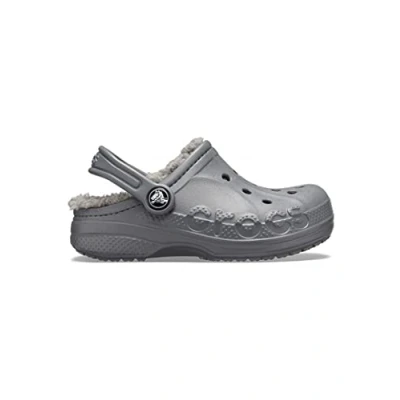 Afbeelding van Crocs Baya T klompen, gevoerd, uniseks, kinderen, Houtskool