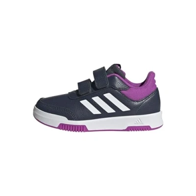 Image de adidas Mixte enfant Tensaur Hook and Loop Shoes, Shadow Navy/Cloud White/Flash Pink, 29 EU