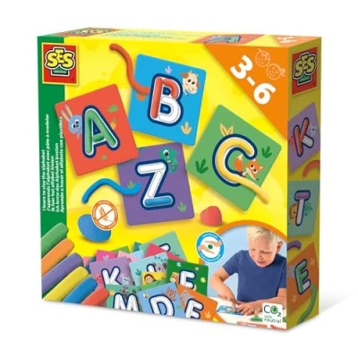 Image de J&#039;Apprends L&#039;Alphabet Avec Pâte A Modeler Jeu Éducatif Ses Creative Familiarise Toi En T&#039;Amusant.
