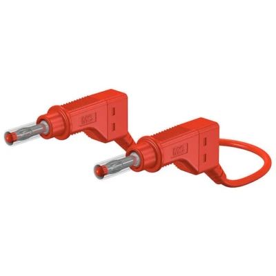 Afbeelding van Stäubli XZG425/SIL Veiligheidsmeetsnoer [Banaanstekker 4 mm Banaanstekker mm] 2.00 m Rood 1 stuk(s)