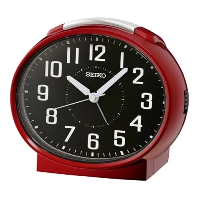 Afbeelding van Seiko QHK059R wekker met stille secondewijzer Rood