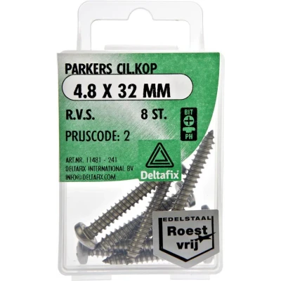 Afbeelding van Parkers cil.kop 4,2x32mm rvs 13st Deltafix