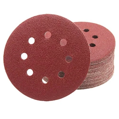 Afbeelding van 25 stuks professionele schuurschijven 8 gaten Ø 125 mm korrel 40 voor excentrische schuurmachines schuurbladen schuurpapier schuurpads