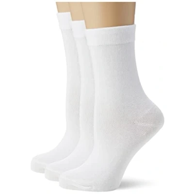 Afbeelding van Nur Die 487805/Dames Ohne Gummi Sokken 3 Damessokken (3 stuks), Wit 920