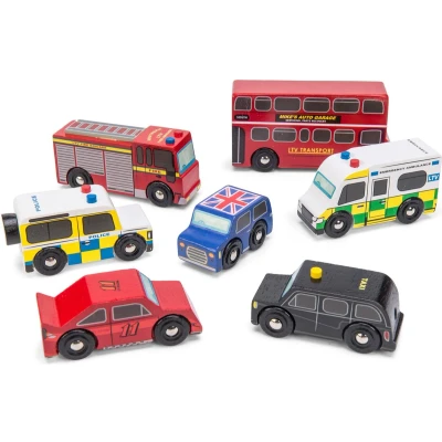 Afbeelding van Le Toy Van Speelset Auto&#039;s London Hout