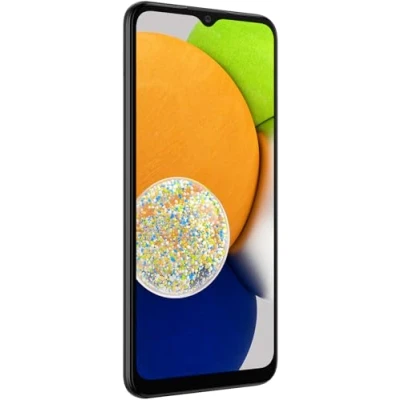 Image de Samsung Galaxy A03 4G smartphone double SIM RAM 4 Go / Internal Memory 64 microSD slot Écran LCD 6.5&quot; 1600 x 720 pixels 2x caméras arrière 48 MP 2 front camera 5 noir