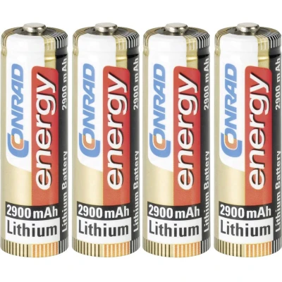Afbeelding van Conrad energy Extreme Power FR6 AA batterij (penlite) Lithium 2900 mAh 1.5 V 4 stuk(s)