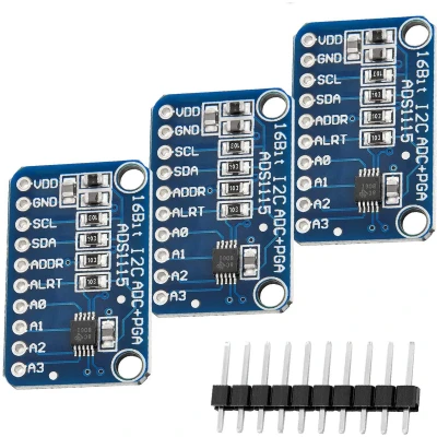 Afbeelding van AZDelivery ADS1115 ADC Module 16bit 4 Kanalen compatibel met Arduino en Raspberry Pi Inclusief E Book!