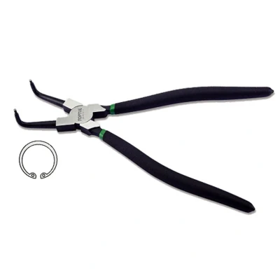 Afbeelding van Ringtang TOPTUL 12,lengte: 165 mm(binnenzijde) gebogen,85 140 mm