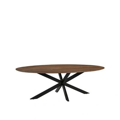 Afbeelding van LABEL51 Eettafel James Ovaal Naturel 210cm