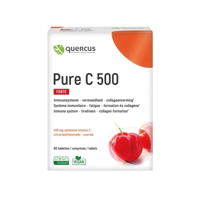 Afbeelding van Quercus Energie &amp; Vitaliteit Pure C 500 Tabletten