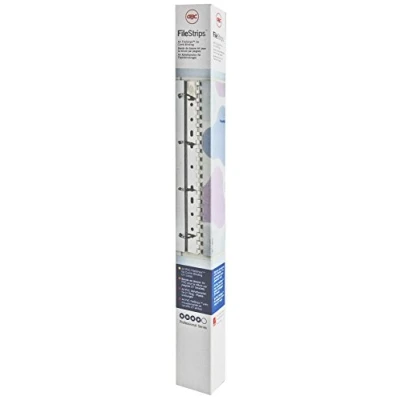 Afbeelding van Filestrip GBC 34 gaats A4 transparant 100stuks