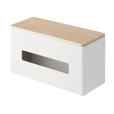 Afbeelding van Yamazaki Tissuebox Dubbelzijdig Rin White